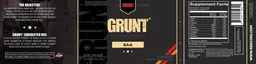 Label for Grunt Blood Orange