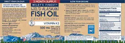 Wild Alaskan Fish Oil Vitamin K2
