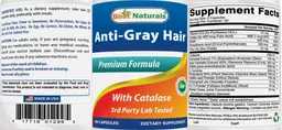 Label for Anti-Gray Hair