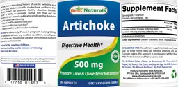 Label for Artichoke 500 mg