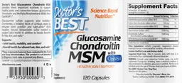 Label for Glucosamine Chondroitin MSM