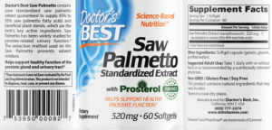 Saw Palmetto 320 mg