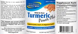 Label for Turmeric Power-Plus