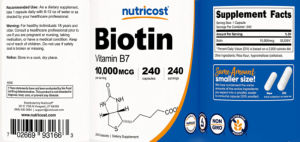 Biotin 10,000 mcg