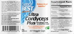 Label for Ultra Cordyceps Plus