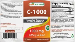 Label for C-1000 1000 mg