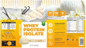 Whey Protein Isolate Vanilla