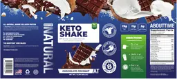 Label for Keto Shake Chocolate Coconut