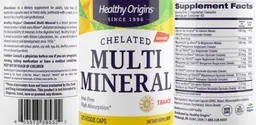 Label for Multi Mineral