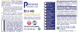 Label for B12-ND