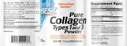 Label for Pure Collagen Types 1 and 3 Powder