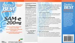 Label for SAM-e 200 mg