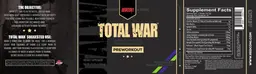 Label for Total War Sour Gummy Bear