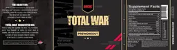 Label for Total War Strawberry Kiwi