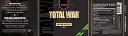 Label for Total War Green Apple