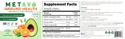 Label for Metavo Immune Health