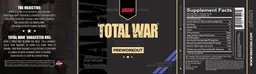 Label for Total War Blue Raspberry