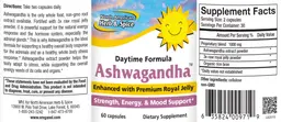 Label for Ashwagandha