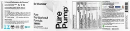 Label for PurePump Unflavored