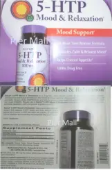 Label for 5-HTP Mood & Relaxation 100 mg