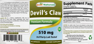 Devil's Claw 510 mg