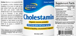Label for Cholestamin