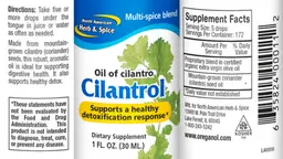 Label for Cilantrol