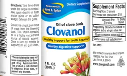 Label for Clovanol