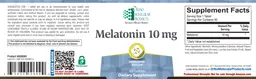 Label for Melatonin 10 mg