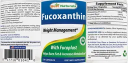Label for Fucoxanthin with Fucoplast