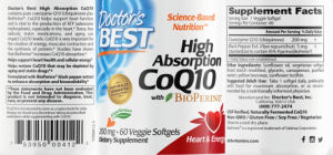 High Absorption CoQ10 200 mg