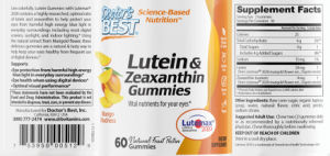 Lutein & Zeaxanthin Gummies Mango Madnes