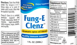 Label for Fung-E Clenz