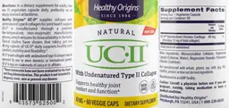 Label for UC-II 40 mg