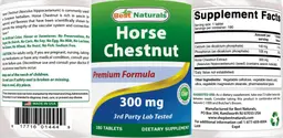 Label for Horse Chestnut 300 mg