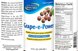 Label for Grape-e-Power