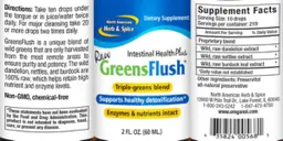 Label for GreensFlush