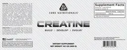 Label for Creatine