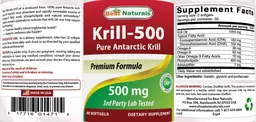 Label for Krill-500 500 mg