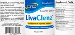 Label for LivaClenz