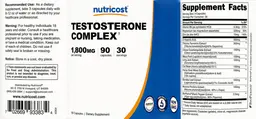 Label for Testosterone Complex