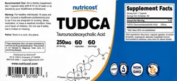 Label for TUDCA 250 mg