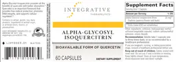 Label for Alpha-Glycosyl Isoquercitrin