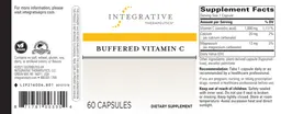 Label for Buffered Vitamin C