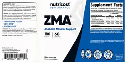 Label for ZMA