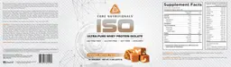 Label for ISO Peanut Butter Toffee