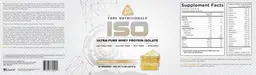 Label for ISO Vanilla Cake