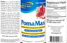 Label for PomaMax