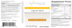 Liquid Iron Apple Cinnamon Flavored