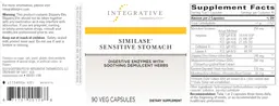 Label for Similase Sensitive Stomach
